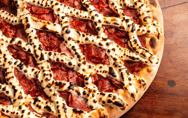 Pepperoni classic pizza with double pepperoni